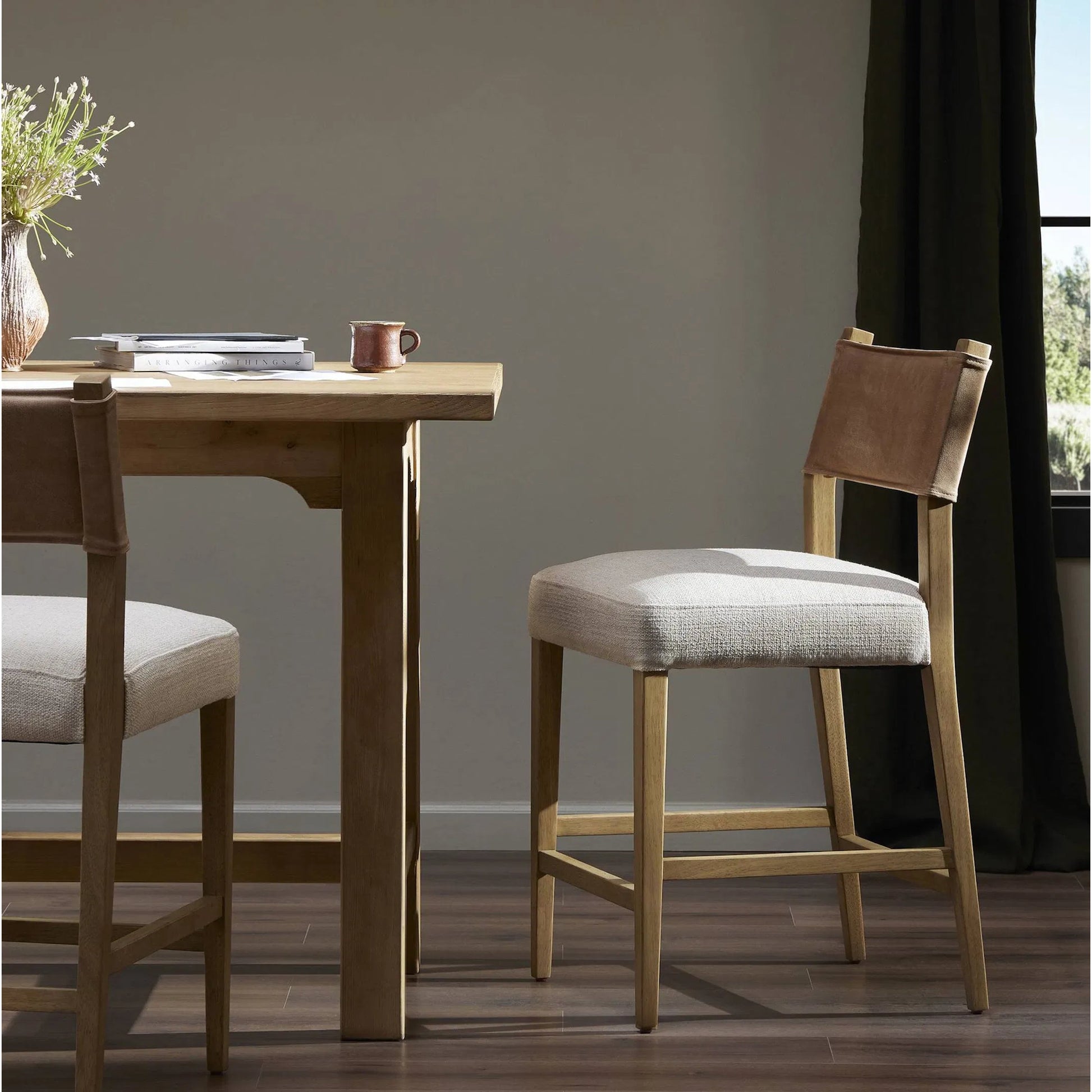 Ferris Counter Stool by Four Hands. Made from unique in a modern style.