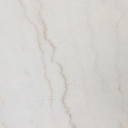 Caldwell Stone Coffee Table by Four Hands in weathered blonde pine, white marble and white marble. Made from solid marble, solid pine, poplar plywood in a cottage & farmhouse style.