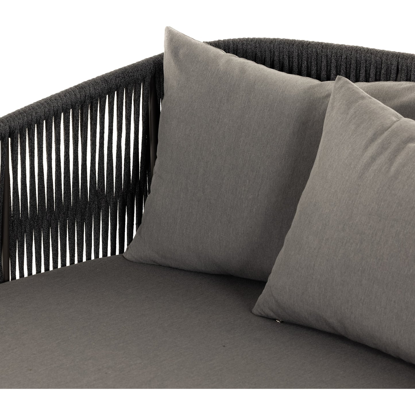 018 SI-1799269 | Additional Silo | Porto Outdoor Daybed by Four Hands. Made from 100% olefin, aluminum, 100% polypropylene in a coastal style.