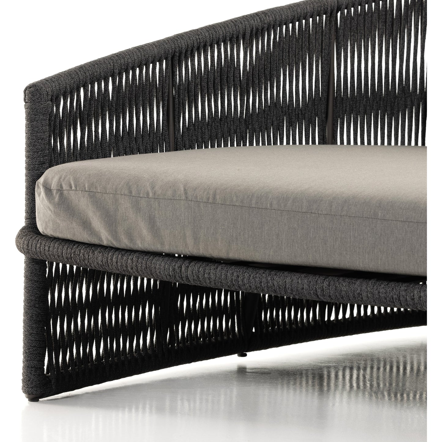 022 SI-1799269 | Additional Silo | Porto Outdoor Daybed by Four Hands. Made from 100% olefin, aluminum, 100% polypropylene in a coastal style.