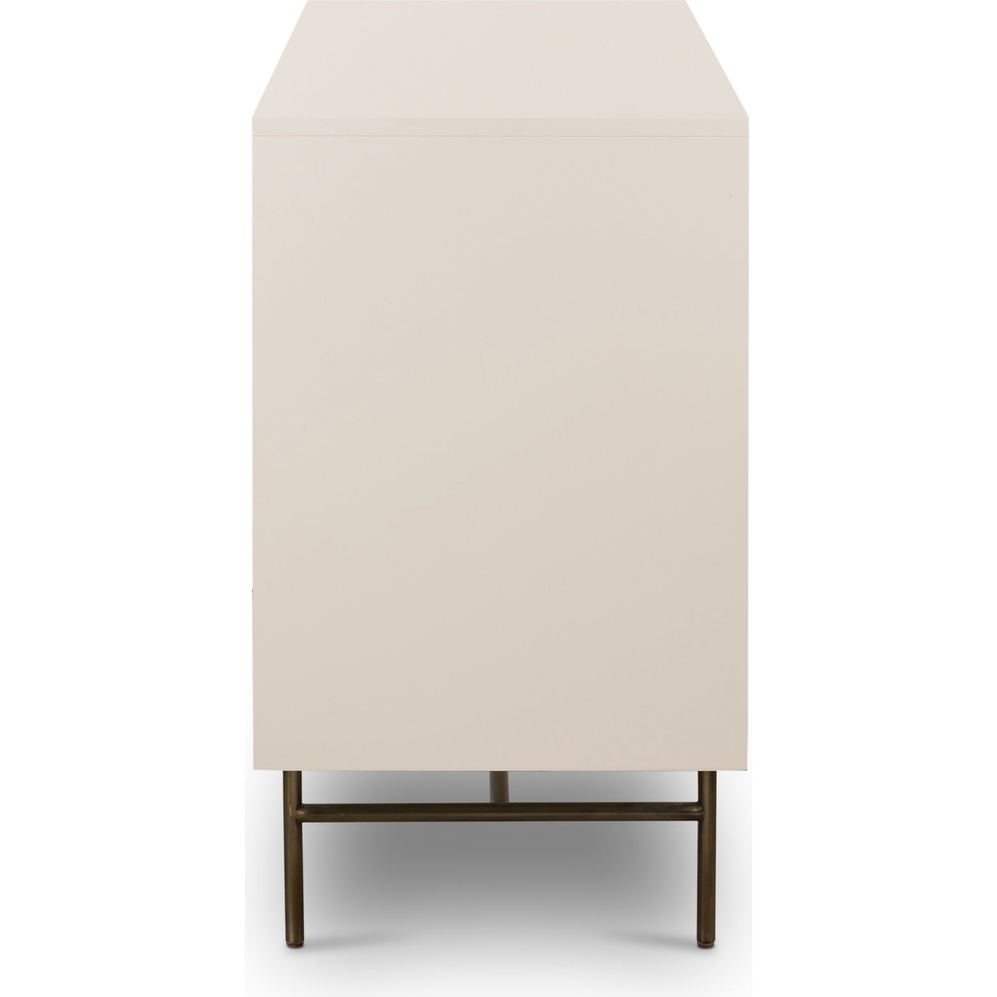 005 SI-1799027 | Additional Silo | Luella 6 Drawer Dresser by Four Hands in light natural cane, aged brass and matte alabaster. Made from engineered hardwood, cane, stainless steel in a coastal style.