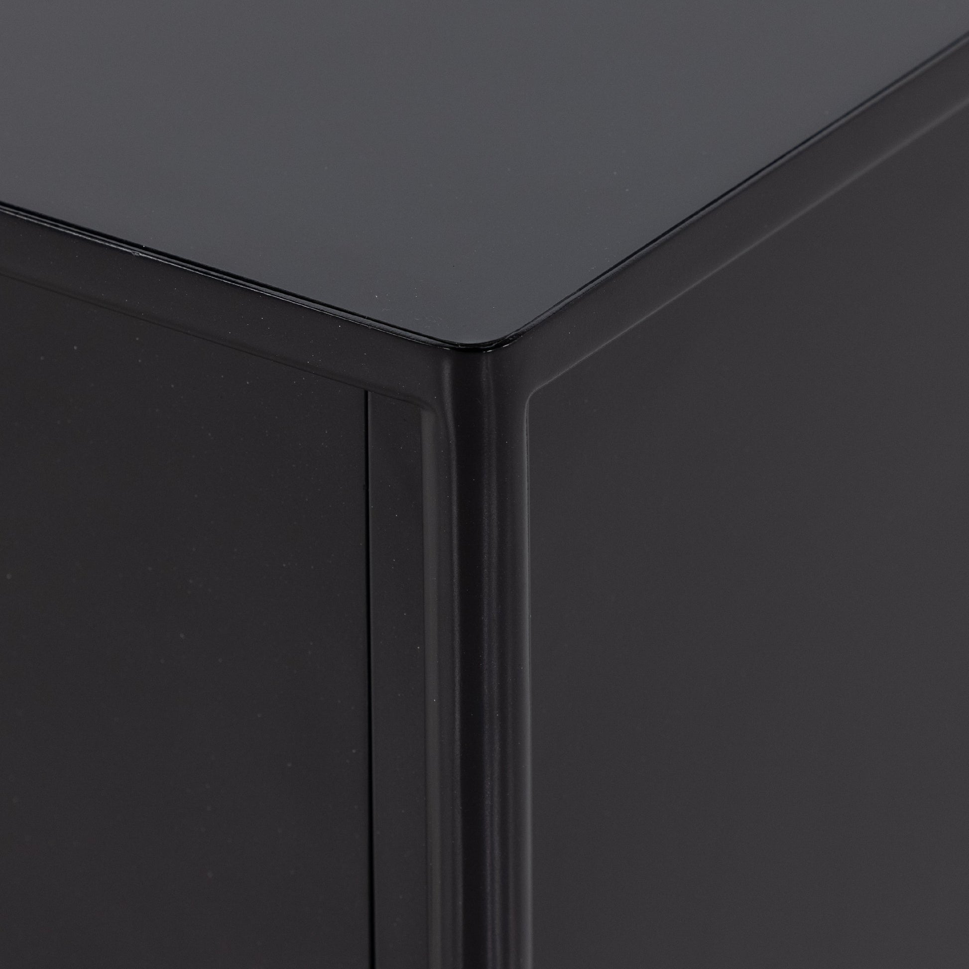 Soto 8 Drawer Dresser by Four Hands in black, weathered bronze and black. Made from iron in a modern style.