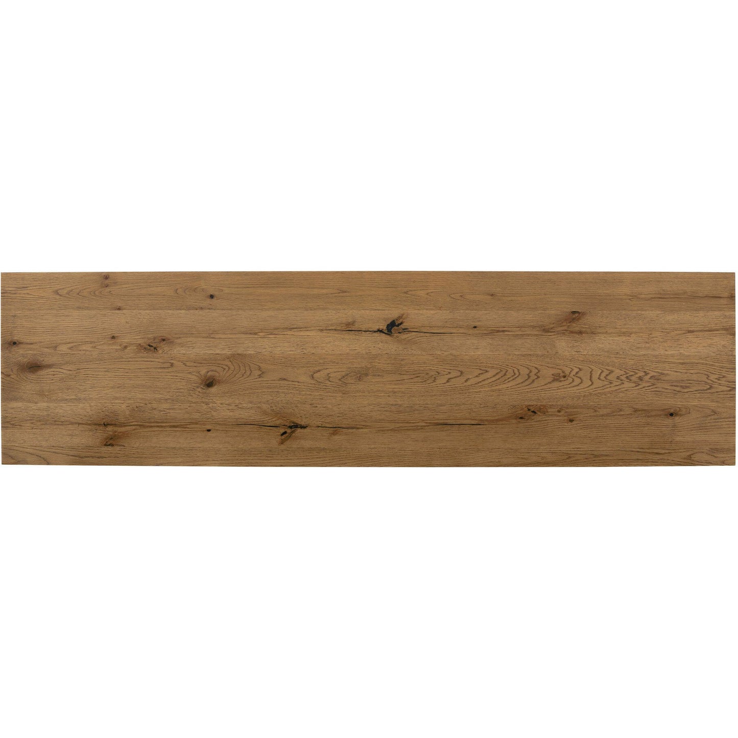 024 SI-1902696 | Closeup | Eaton Sideboard by Four Hands in amber oak resin, dark gunmetal and amber oak. Made from thick oak veneer, iron in a modern style.