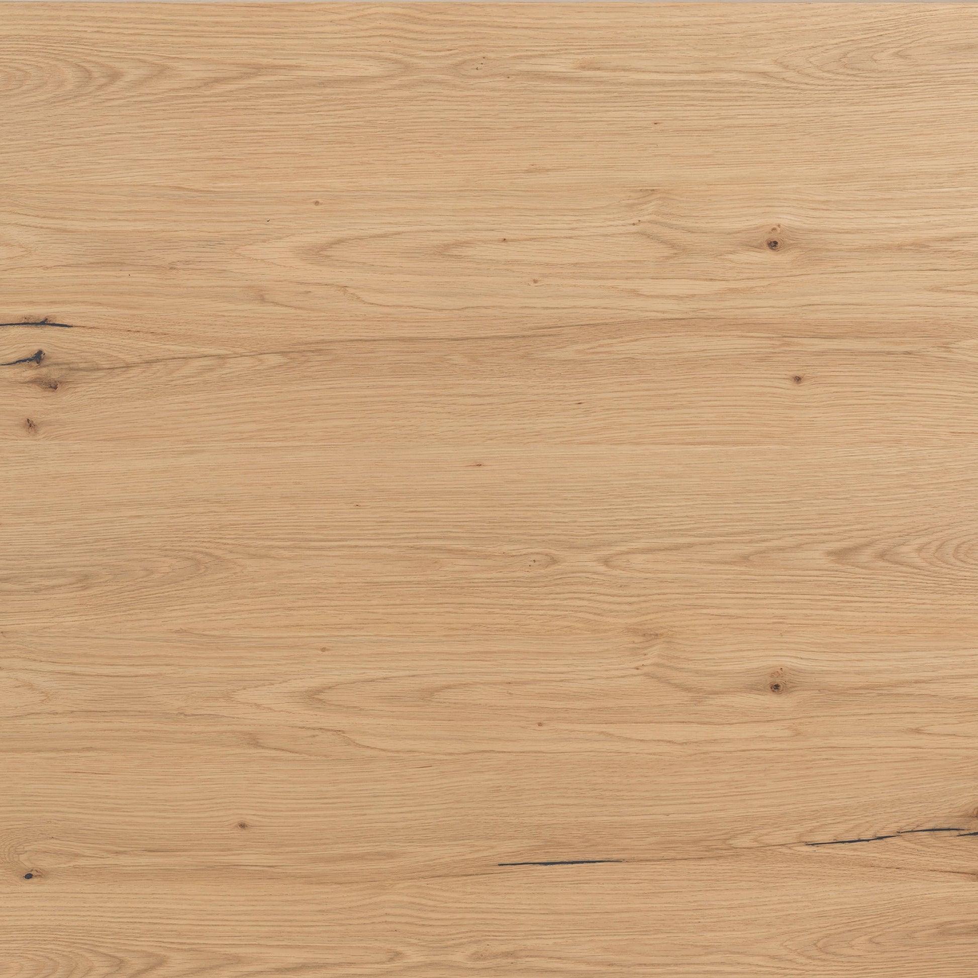 Eaton Dining Table by Four Hands in amber oak resin. Made from thick oak veneer, solid oak in a cottage & farmhouse style.