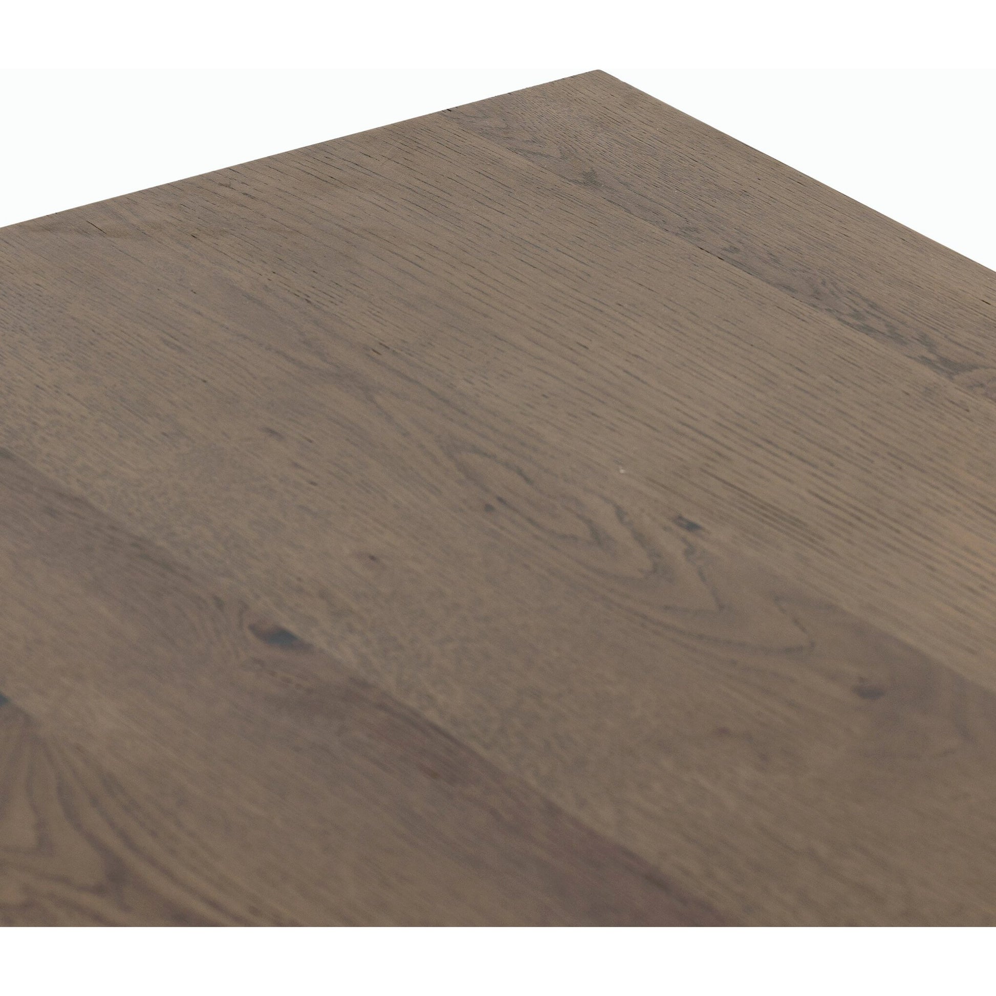 Eaton Dining Table by Four Hands in amber oak resin. Made from thick oak veneer, solid oak in a cottage & farmhouse style.