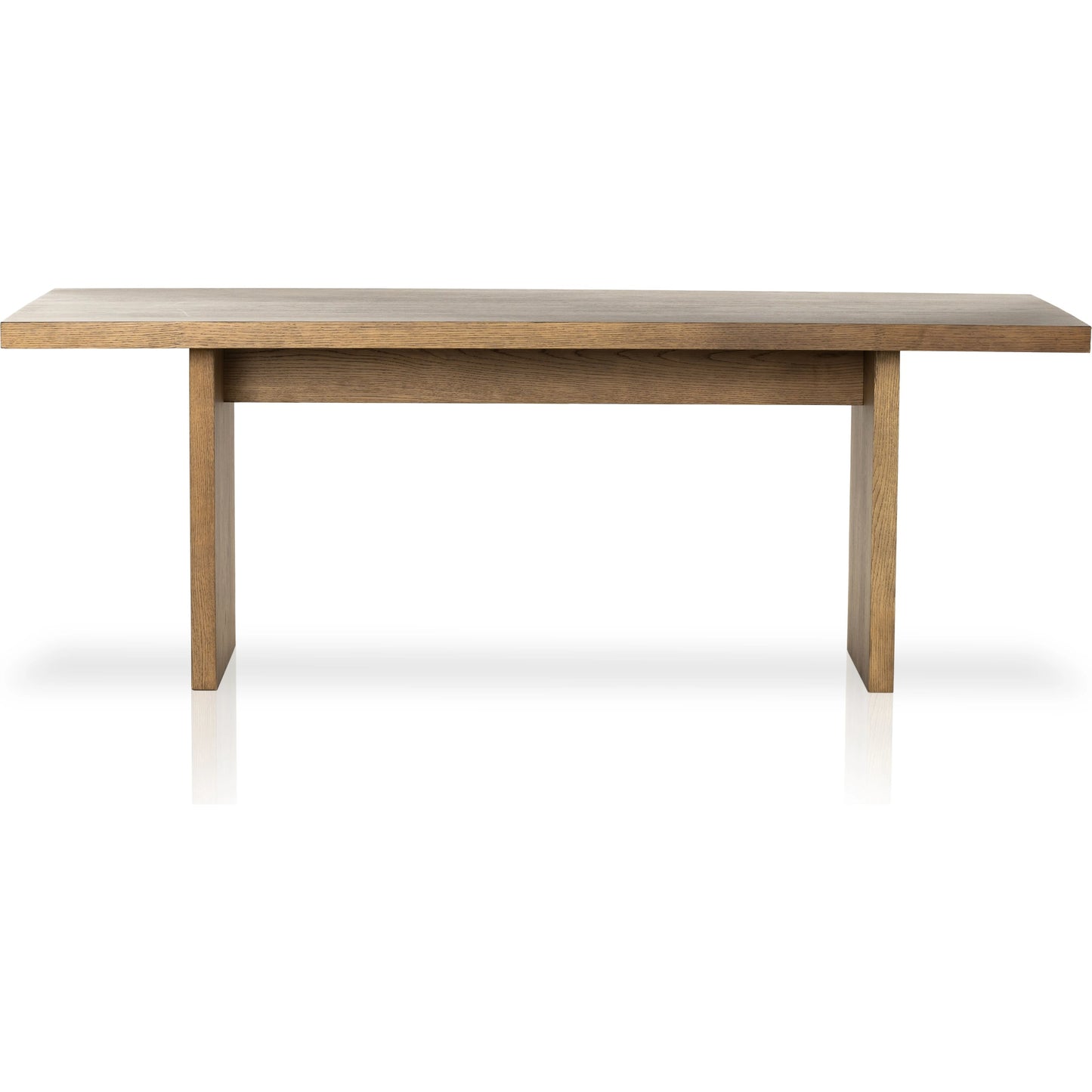 003 SI-1977267 | Additional Silo | Eaton Dining Table by Four Hands in amber oak resin. Made from thick oak veneer, solid oak in a cottage & farmhouse style.