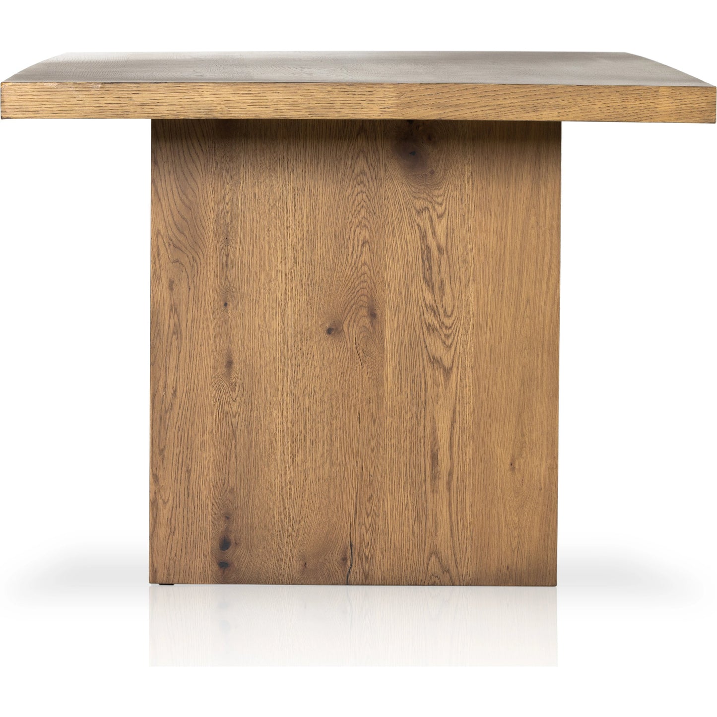 005 SI-1977267 | Additional Silo | Eaton Dining Table by Four Hands in amber oak resin. Made from thick oak veneer, solid oak in a cottage & farmhouse style.