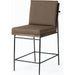 Crete Counter Stool by Four Hands in amber oak, midnight iron. Made from unique in a modern style.