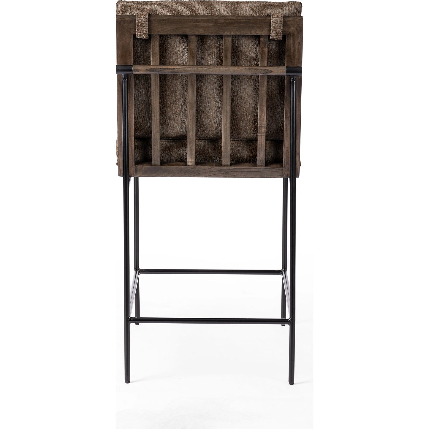 029 SI-1980327 | Additional Silo | Crete Counter Stool by Four Hands in amber oak, midnight iron. Made from unique in a modern style.