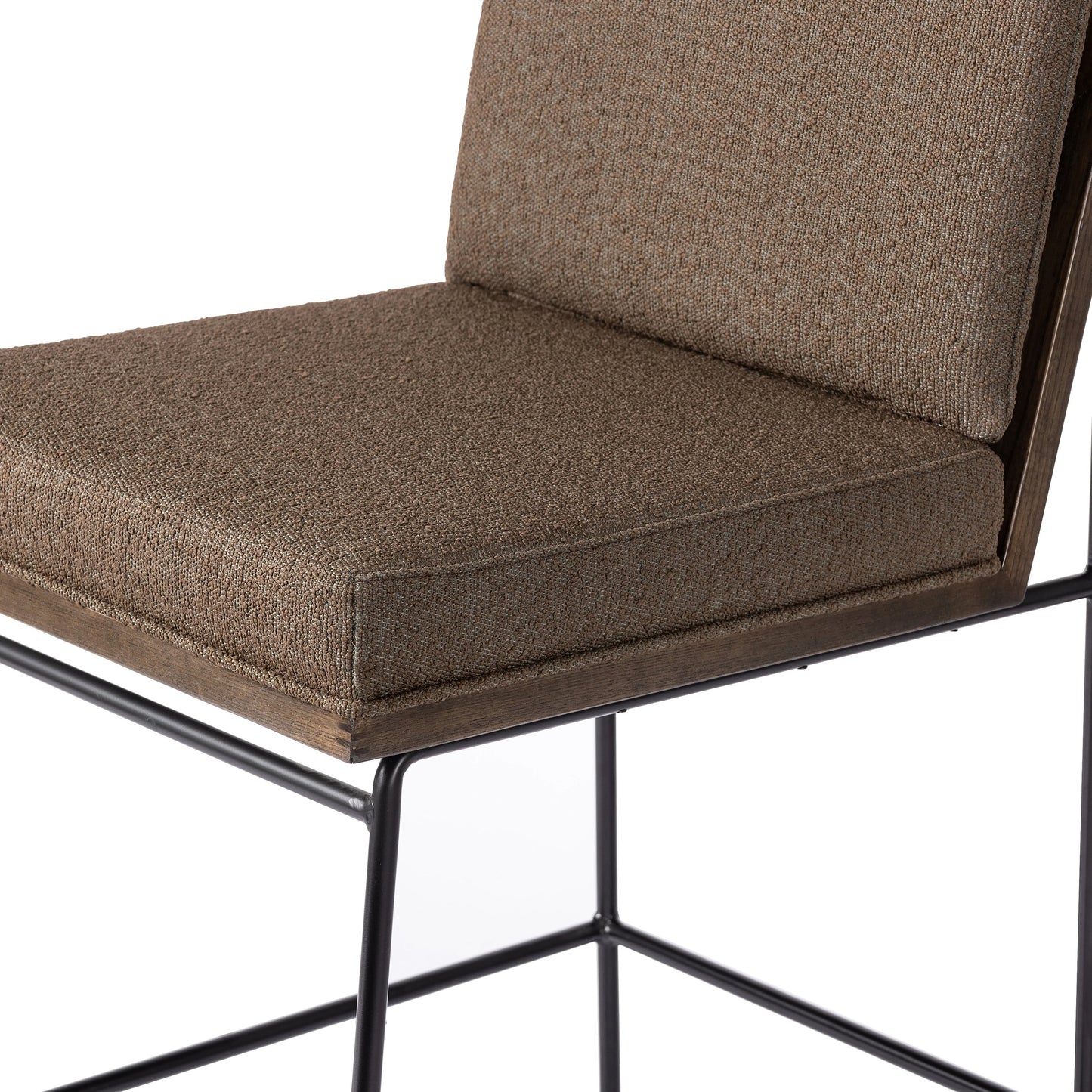 028 SI-1980327 | Additional Silo | Crete Counter Stool by Four Hands in amber oak, midnight iron. Made from unique in a modern style.