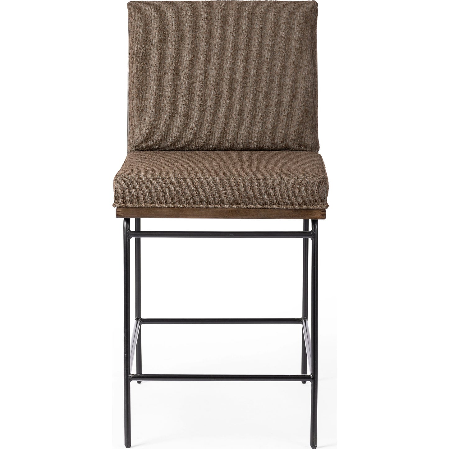 025 SI-1980327 | Additional Silo | Crete Counter Stool by Four Hands in amber oak, midnight iron. Made from unique in a modern style.