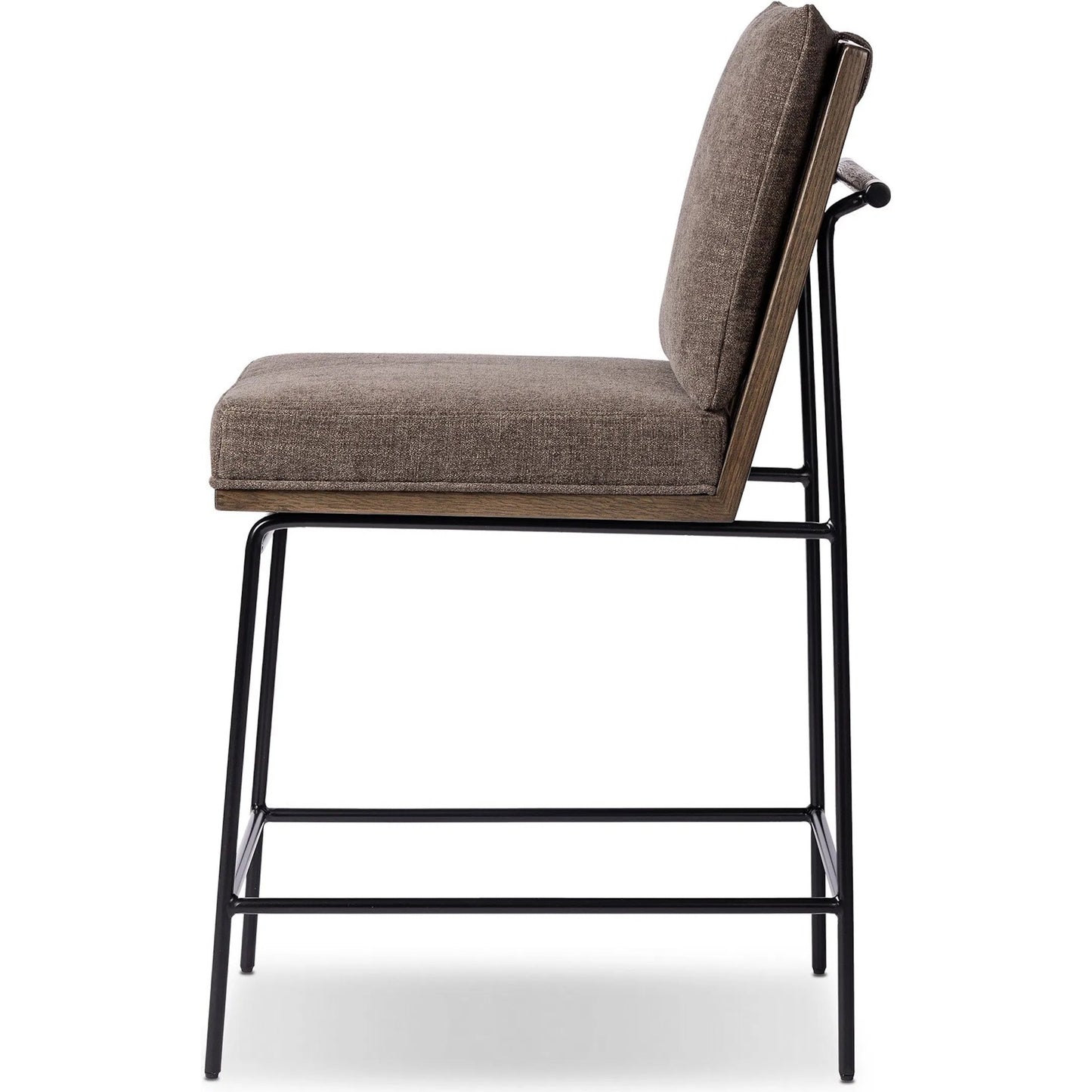 093 SI-2534904 | Additional Silo | Crete Bar Stool by Four Hands in amber oak, midnight iron. Made from unique in a coastal style.