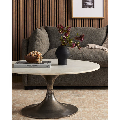 Simone Round Coffee Table by Four Hands. Made from unique in a modern style.