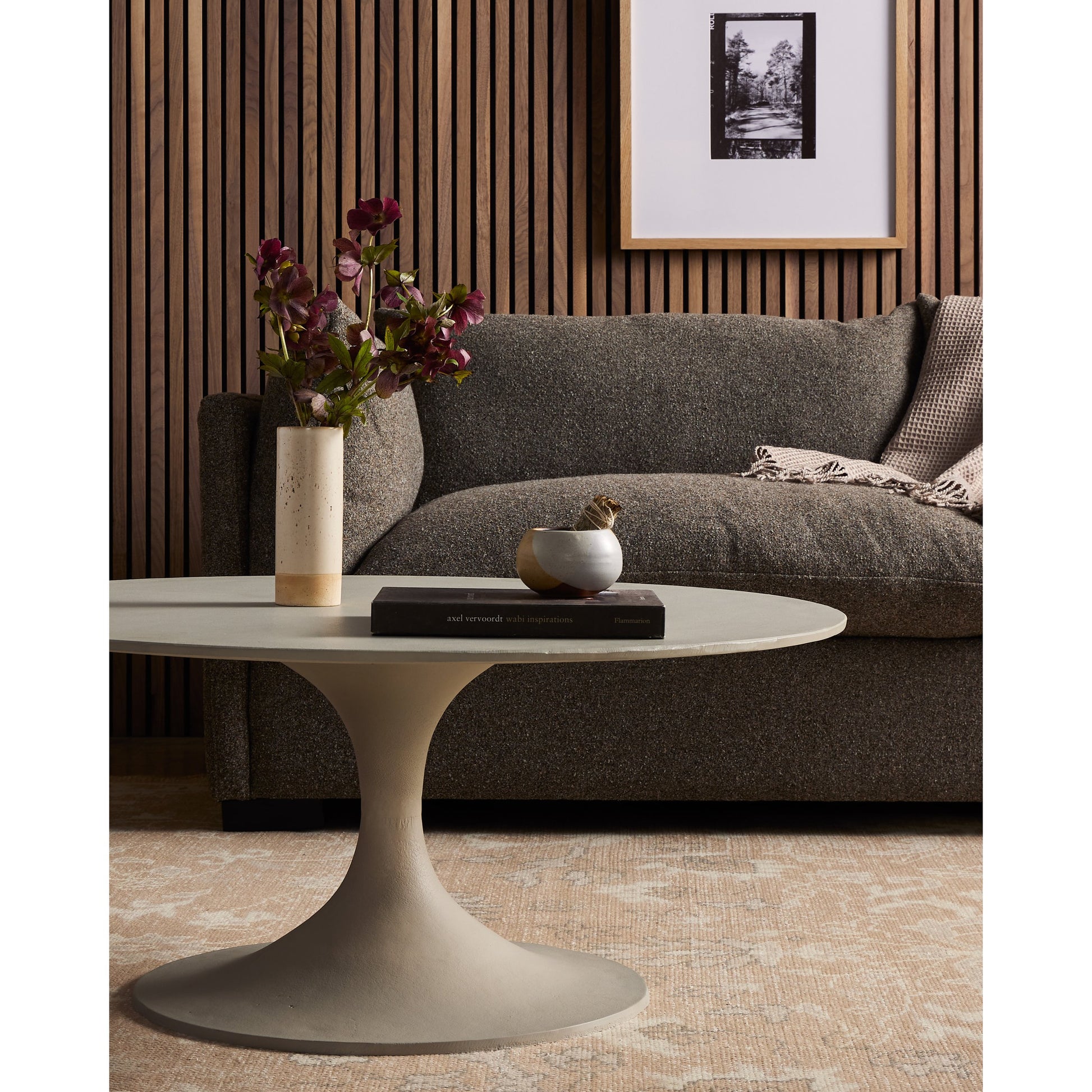 Simone Round Coffee Table by Four Hands. Made from unique in a modern style.
