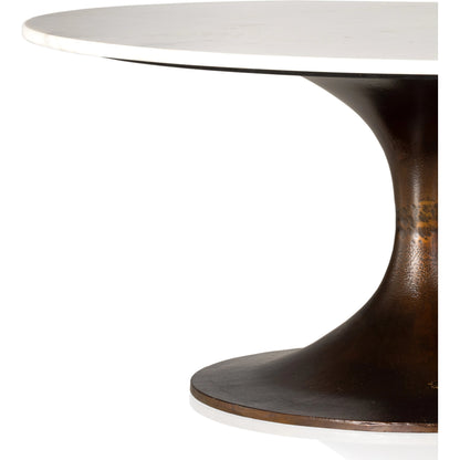 Simone Round Coffee Table by Four Hands. Made from unique in a modern style.