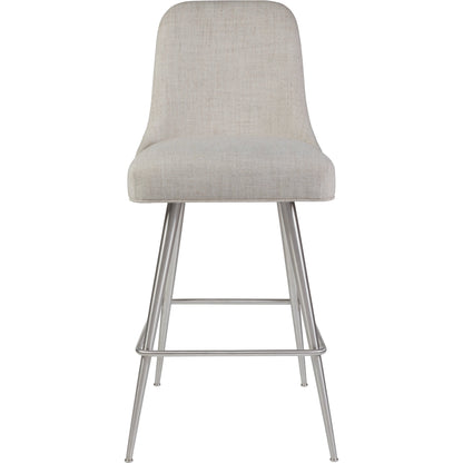 Dinah Swivel Barstool by Artistica Home in misty gray and rockport. Made from unique in a modern style.