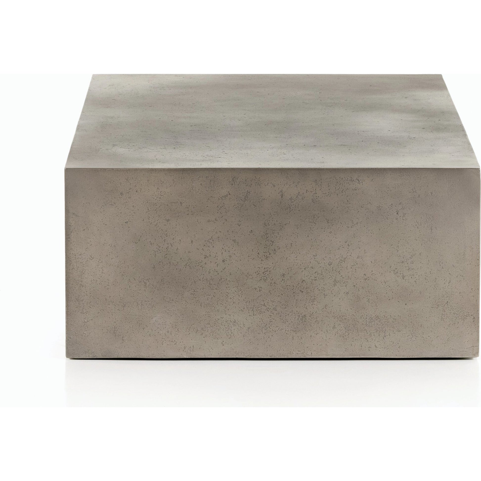 Faro Coffee Table by Four Hands in washed natural veneer, dark grey concrete and washed natural, dark grey. Made from faux concrete, thick oak veneer in a modern style.