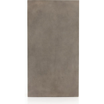 Faro Coffee Table by Four Hands in washed natural veneer, dark grey concrete and washed natural, dark grey. Made from faux concrete, thick oak veneer in a modern style.