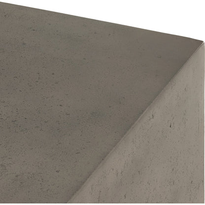 Faro Coffee Table by Four Hands in washed natural veneer, dark grey concrete and washed natural, dark grey. Made from faux concrete, thick oak veneer in a modern style.