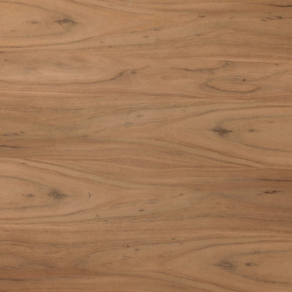 Atmore Coffee Table by Four Hands in natural acacia. Made from solid acacia, thin acacia veneer in a modern style.