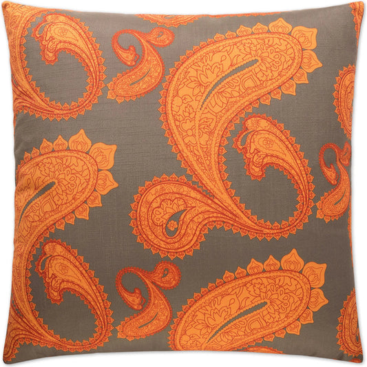 Stockholm Pillow by DV Kap Home in orange. Made from 100% polyester in a unique style.