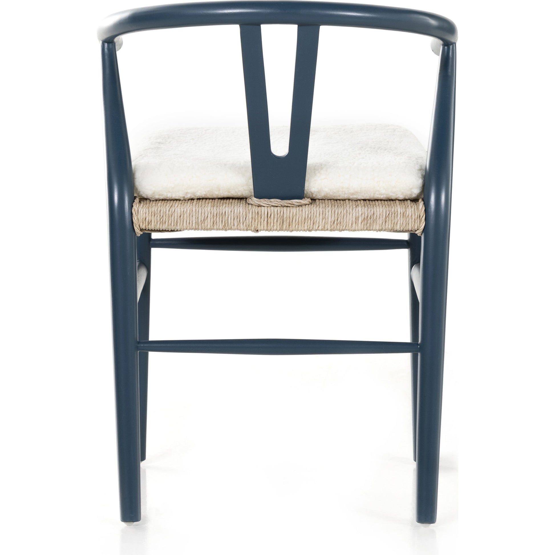 Muestra Dining Chair by Four Hands. Made from solid teak, 100% polyethylene in a coastal style.