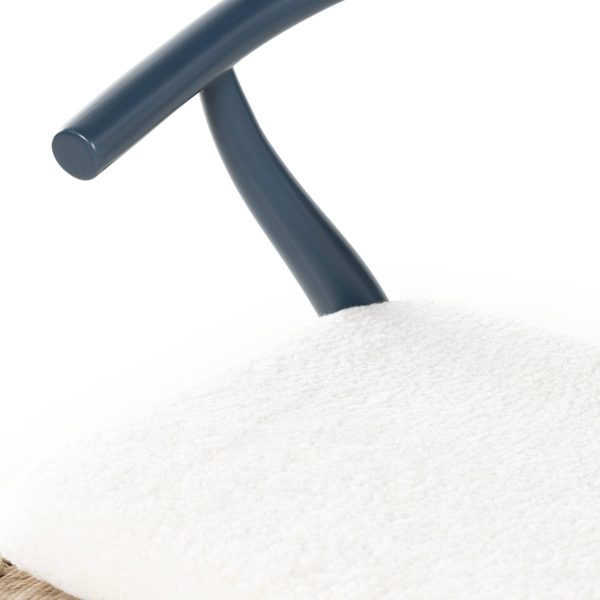 Muestra Dining Chair by Four Hands. Made from solid teak, 100% polyethylene in a coastal style.