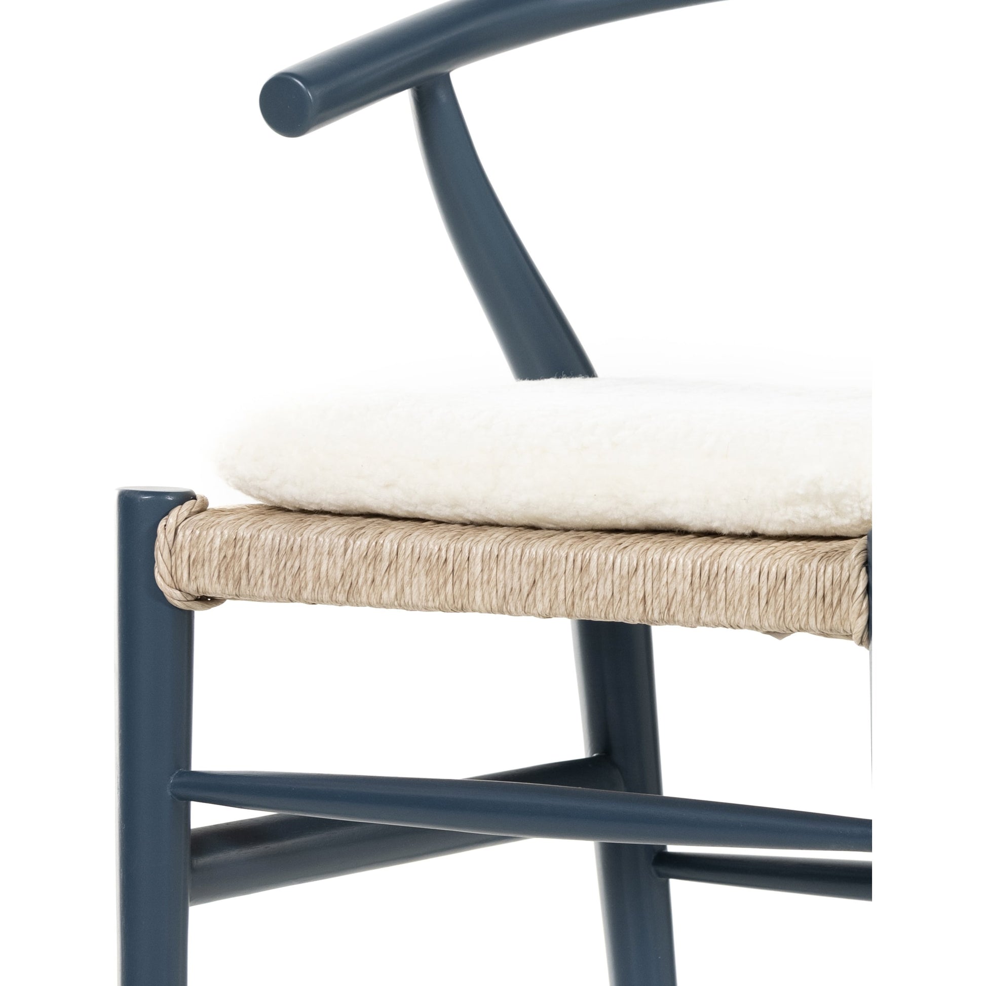 Muestra Dining Chair by Four Hands. Made from solid teak, 100% polyethylene in a coastal style.