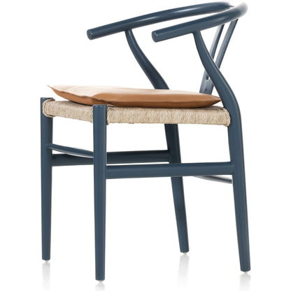 Muestra Dining Chair by Four Hands. Made from solid teak, 100% polyethylene in a coastal style.