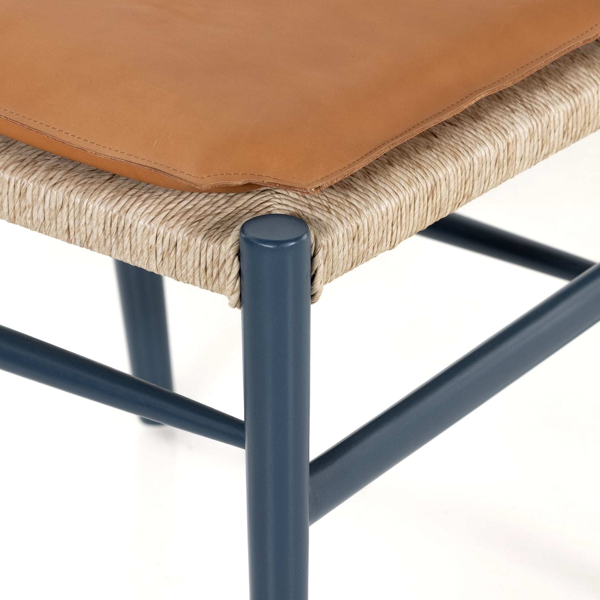 Muestra Dining Chair by Four Hands. Made from solid teak, 100% polyethylene in a coastal style.