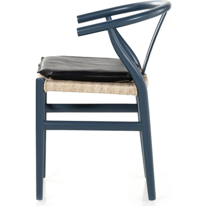 Muestra Dining Chair by Four Hands. Made from solid teak, 100% polyethylene in a coastal style.