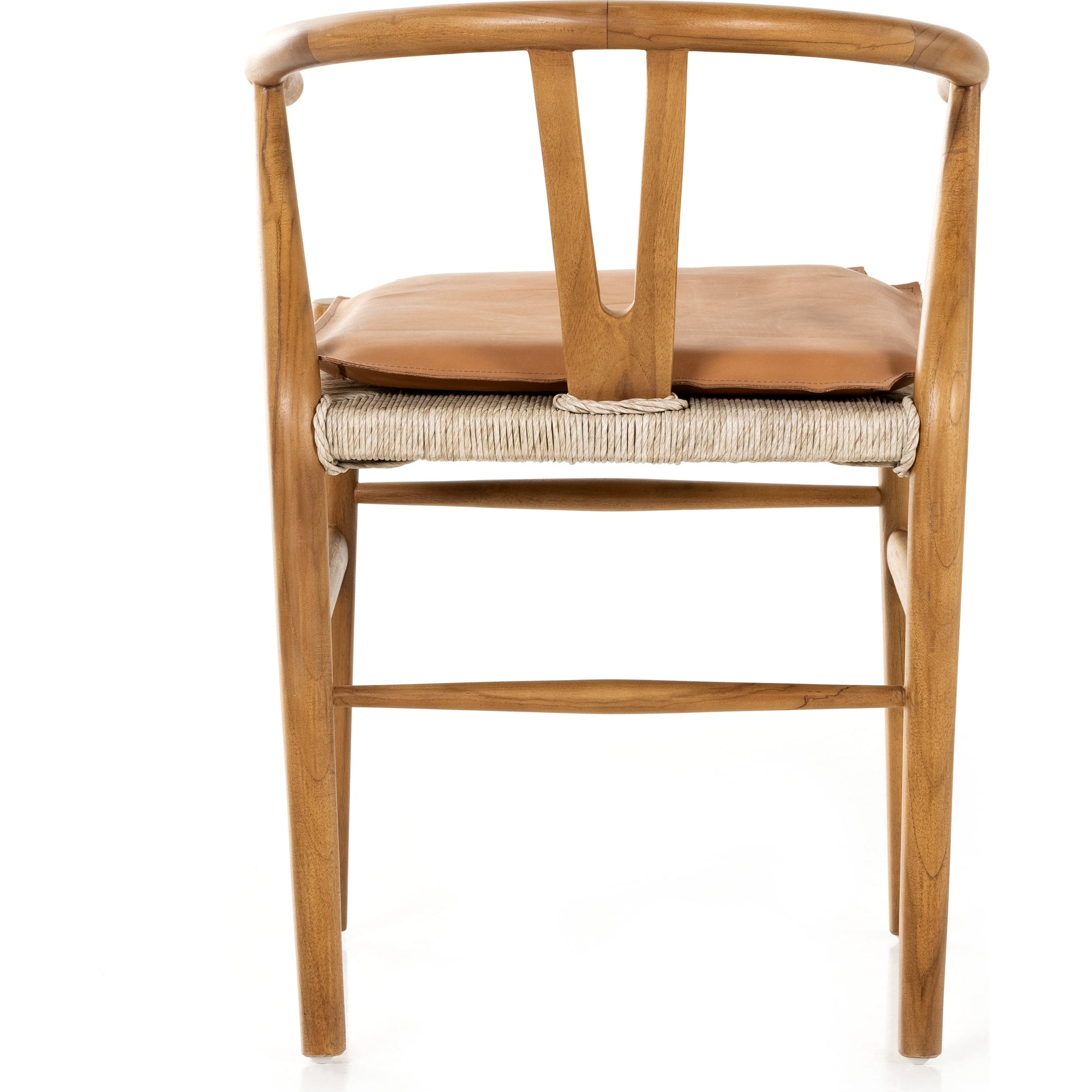 Muestra Dining Chair by Four Hands. Made from solid teak, 100% polyethylene in a coastal style.