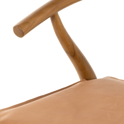 Muestra Dining Chair by Four Hands. Made from solid teak, 100% polyethylene in a coastal style.