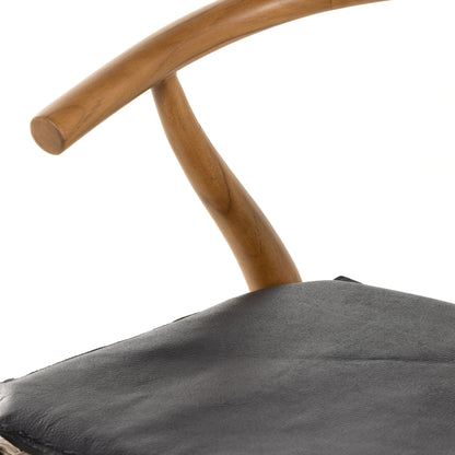 Muestra Dining Chair by Four Hands. Made from solid teak, 100% polyethylene in a coastal style.