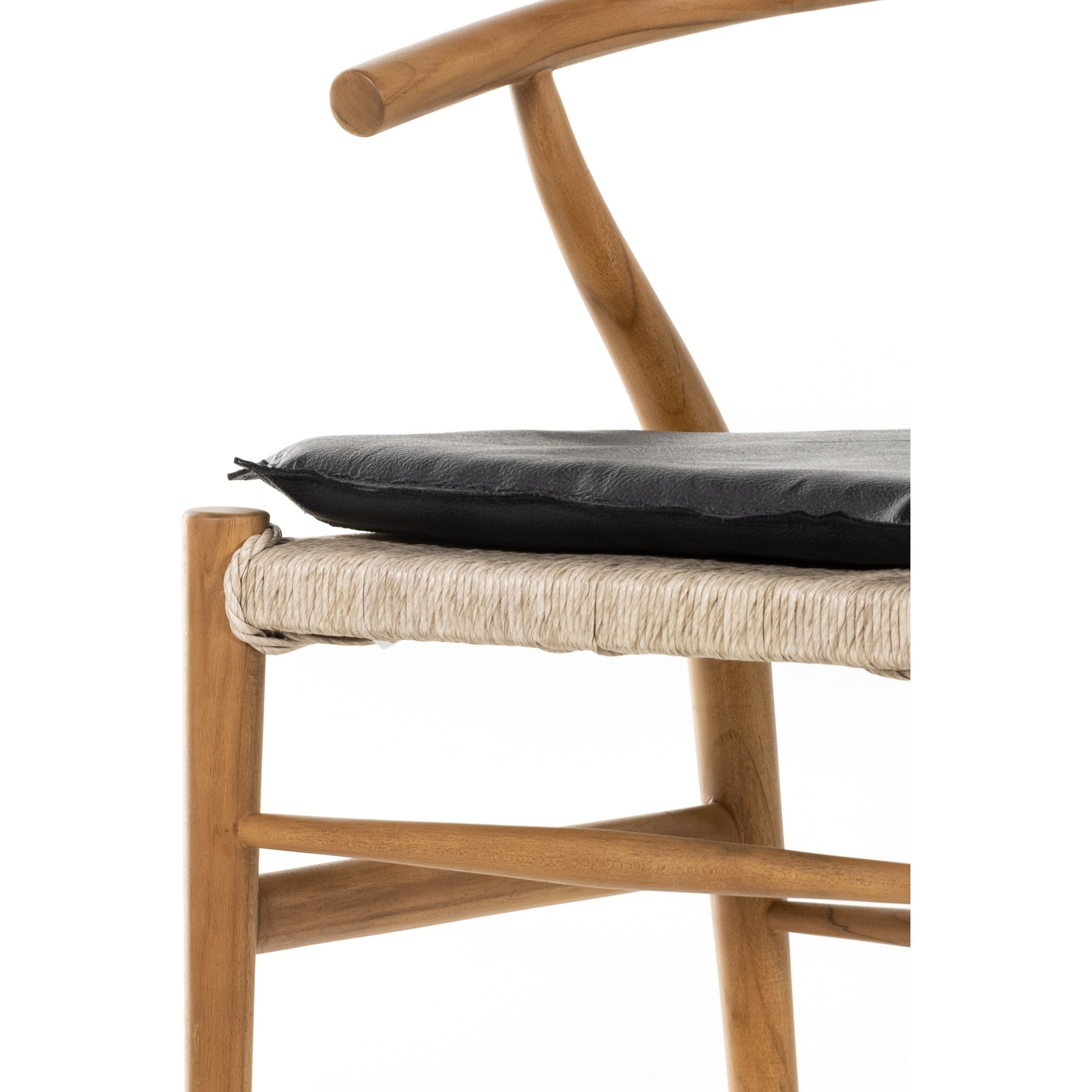 Muestra Dining Chair by Four Hands. Made from solid teak, 100% polyethylene in a coastal style.