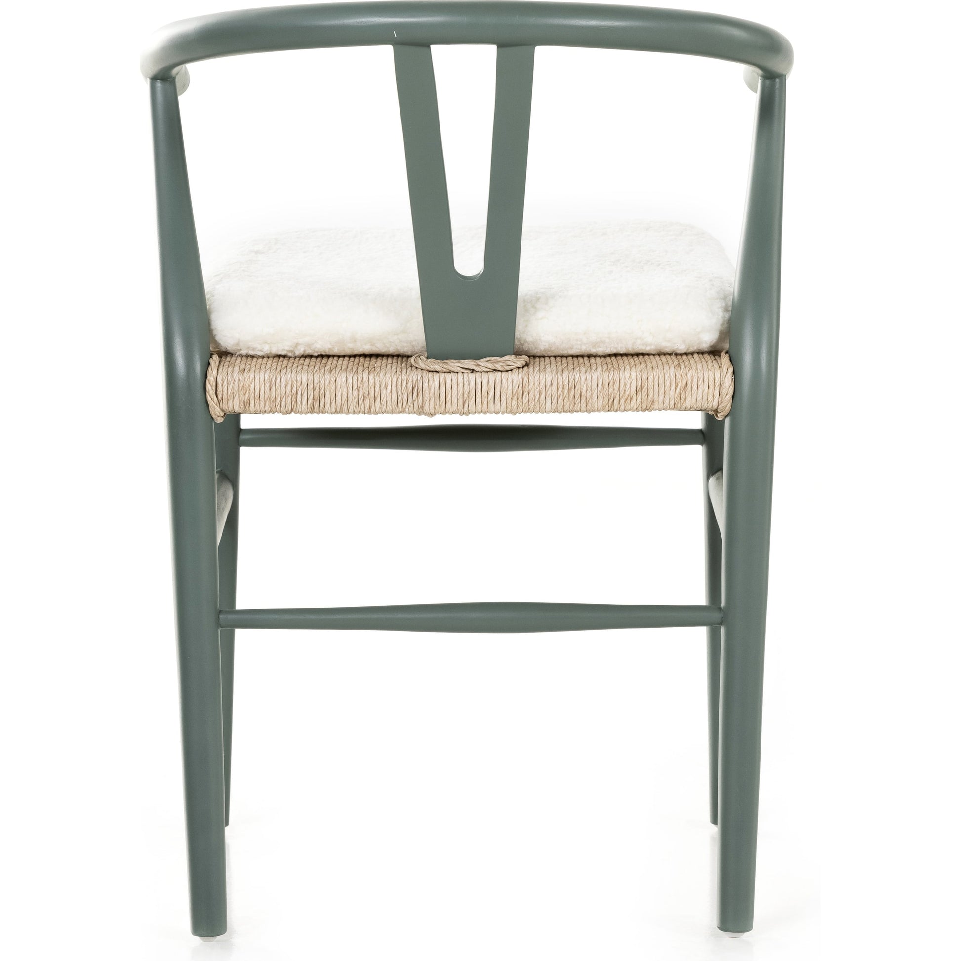 Muestra Dining Chair by Four Hands. Made from solid teak, 100% polyethylene in a coastal style.