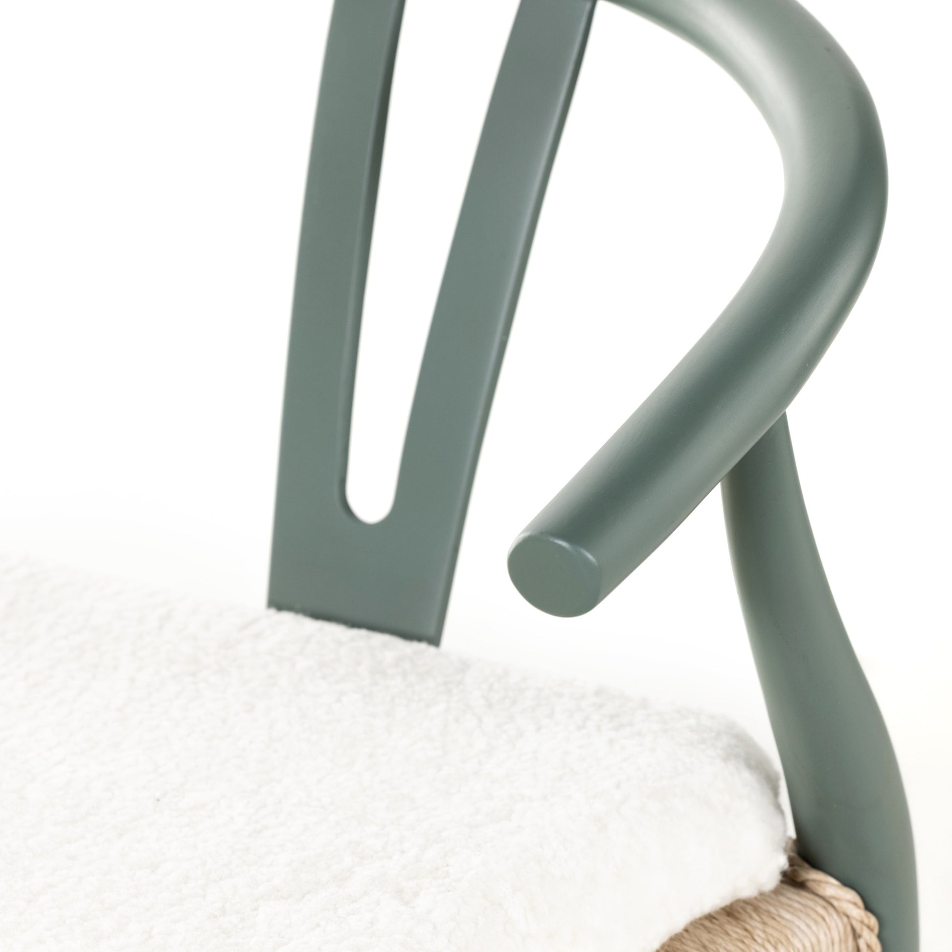 Muestra Dining Chair by Four Hands. Made from solid teak, 100% polyethylene in a coastal style.