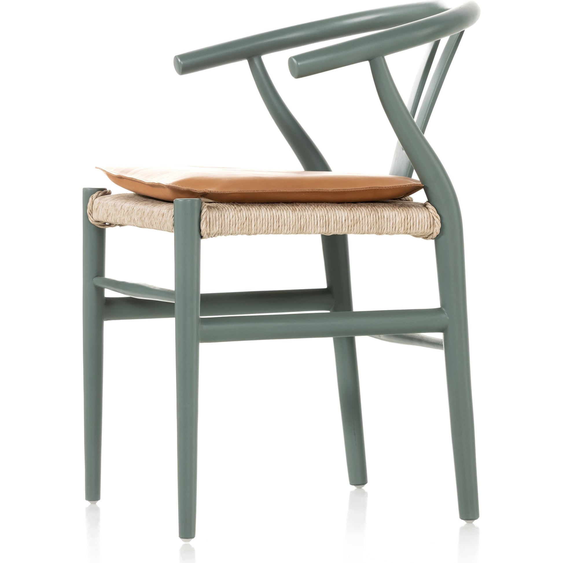 Muestra Dining Chair by Four Hands. Made from solid teak, 100% polyethylene in a coastal style.