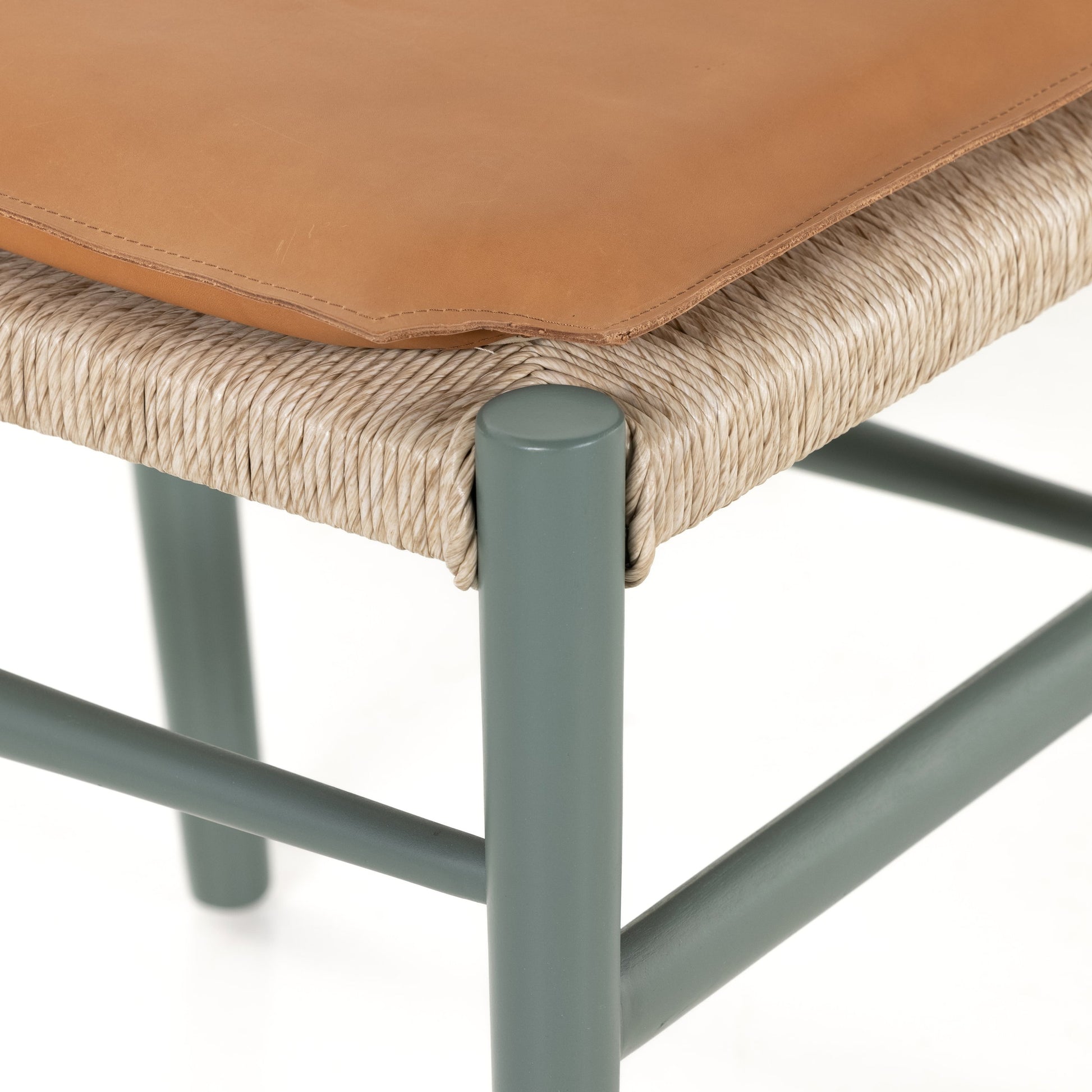 Muestra Dining Chair by Four Hands. Made from solid teak, 100% polyethylene in a coastal style.