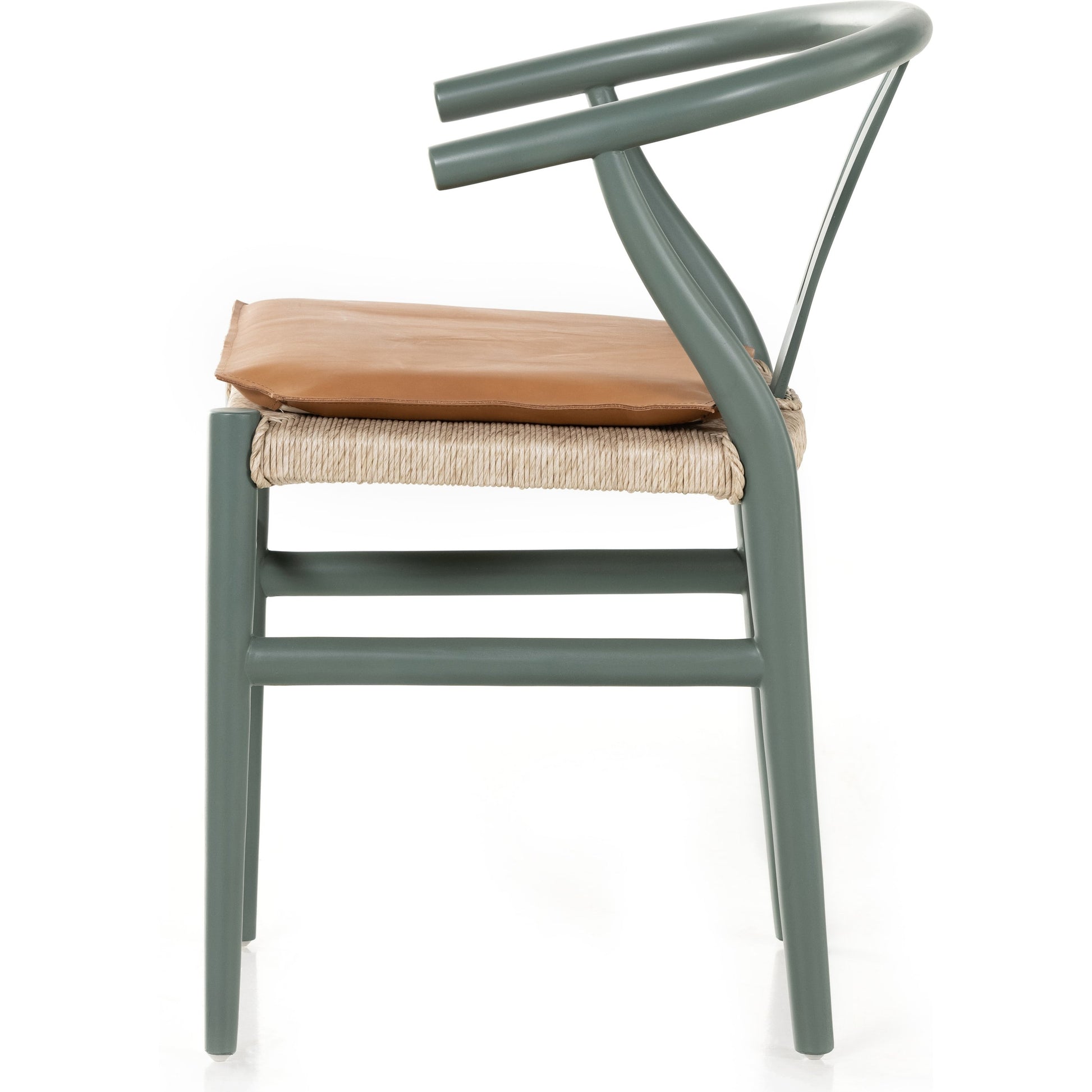 Muestra Dining Chair by Four Hands. Made from solid teak, 100% polyethylene in a coastal style.