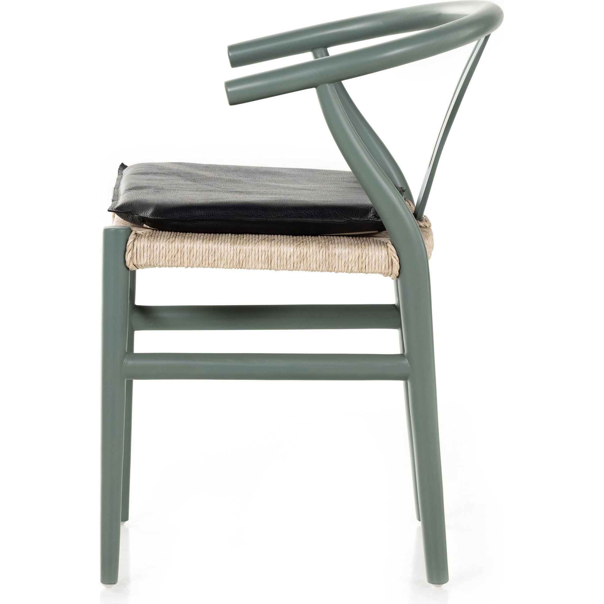 Muestra Dining Chair by Four Hands. Made from solid teak, 100% polyethylene in a coastal style.