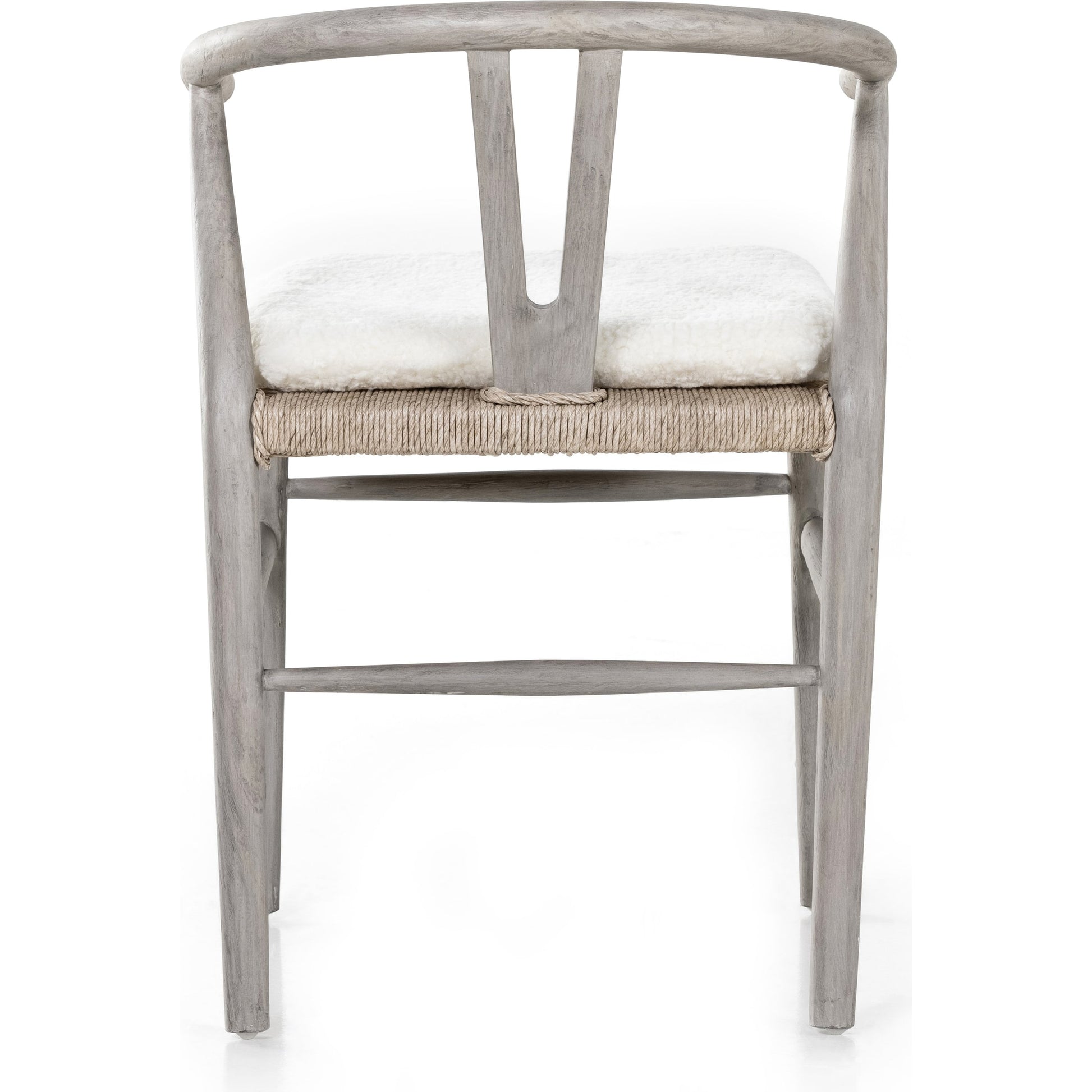 Muestra Dining Chair by Four Hands. Made from solid teak, 100% polyethylene in a coastal style.
