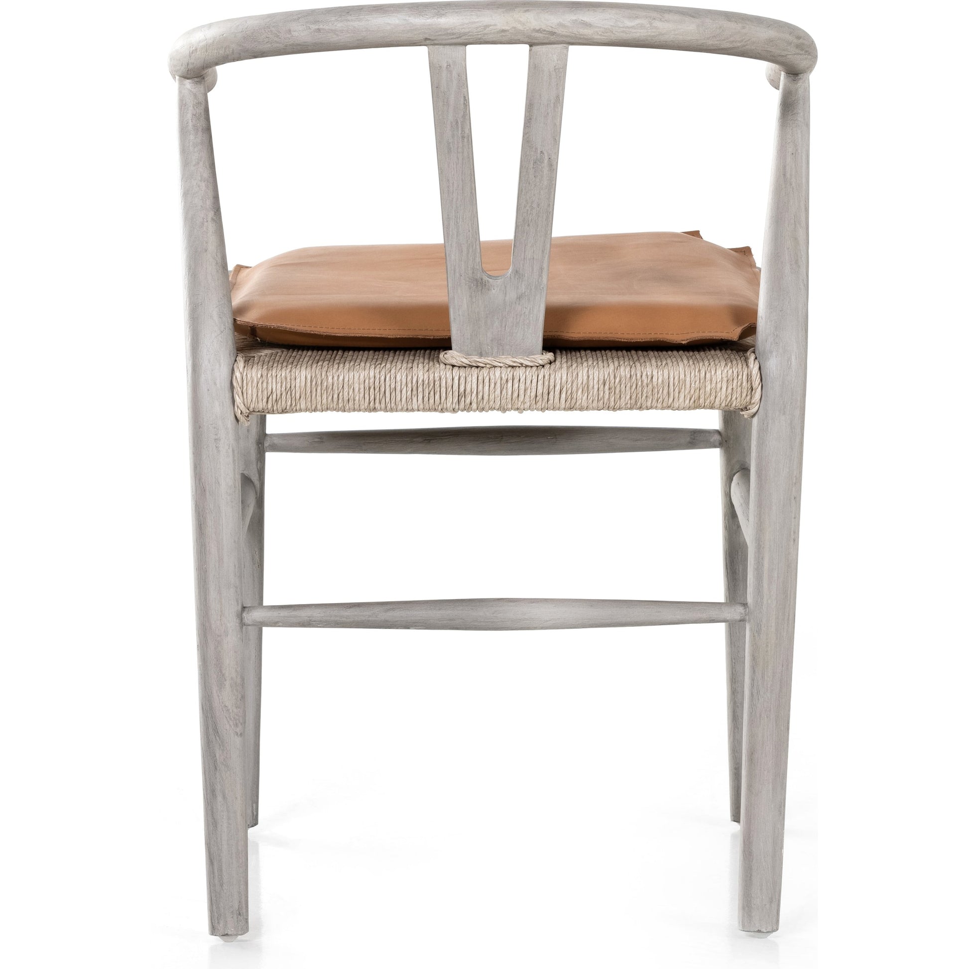 Muestra Dining Chair by Four Hands. Made from solid teak, 100% polyethylene in a coastal style.
