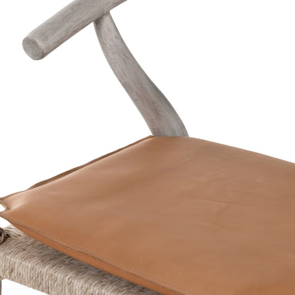 Muestra Dining Chair by Four Hands. Made from solid teak, 100% polyethylene in a coastal style.