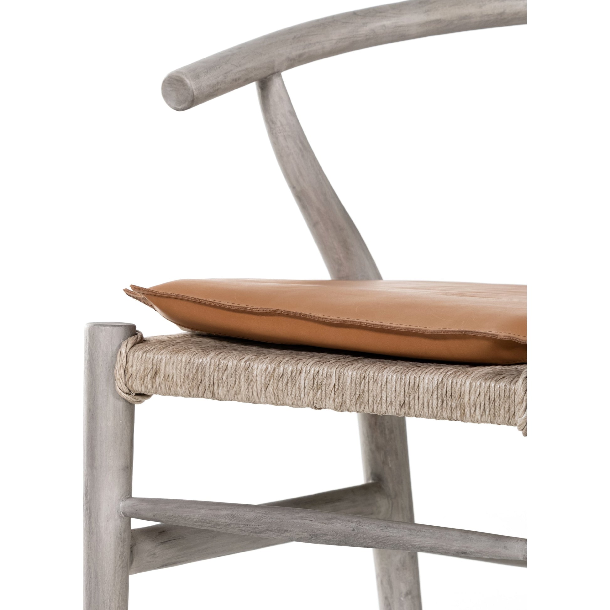 Muestra Dining Chair by Four Hands. Made from solid teak, 100% polyethylene in a coastal style.
