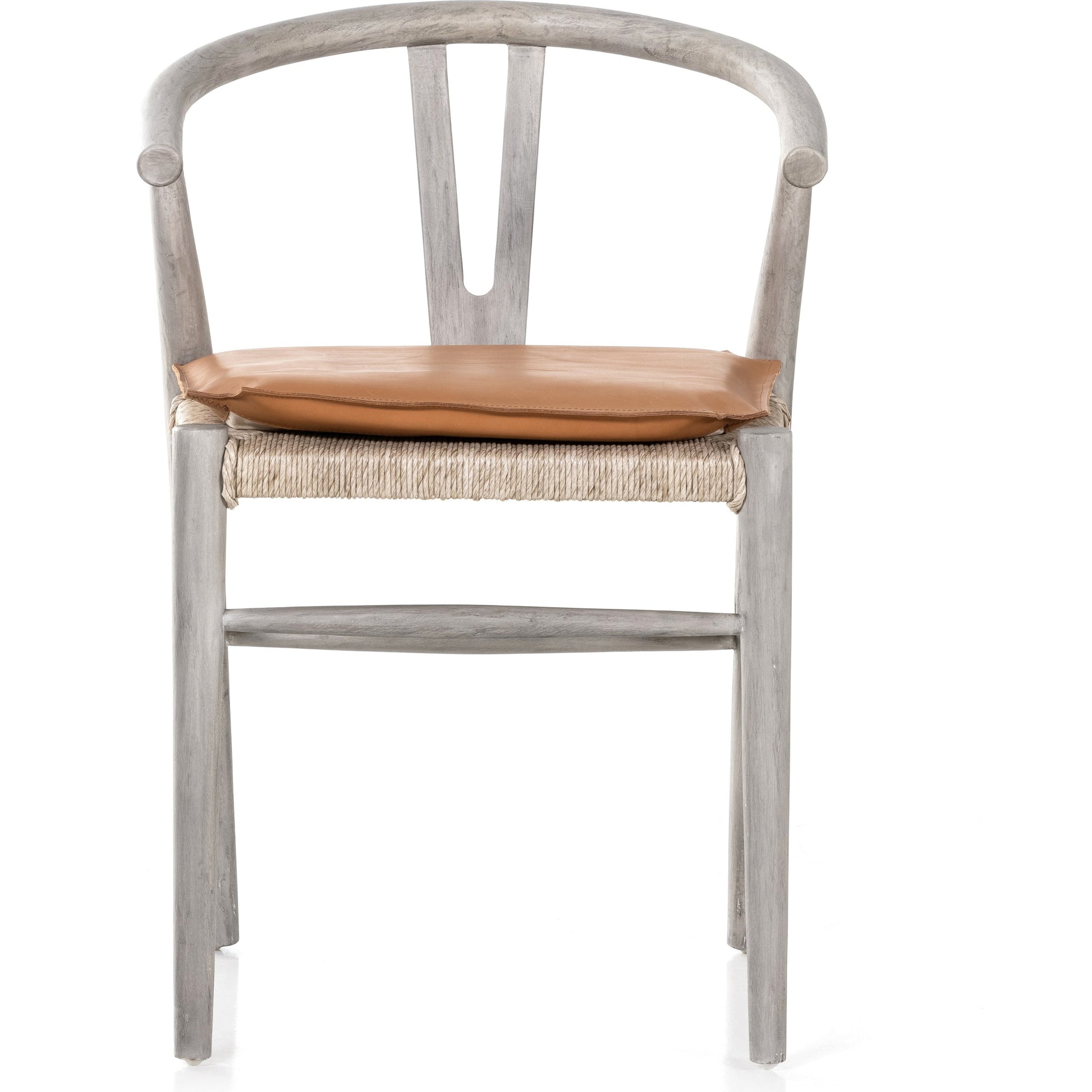 Muestra Dining Chair by Four Hands. Made from solid teak, 100% polyethylene in a coastal style.