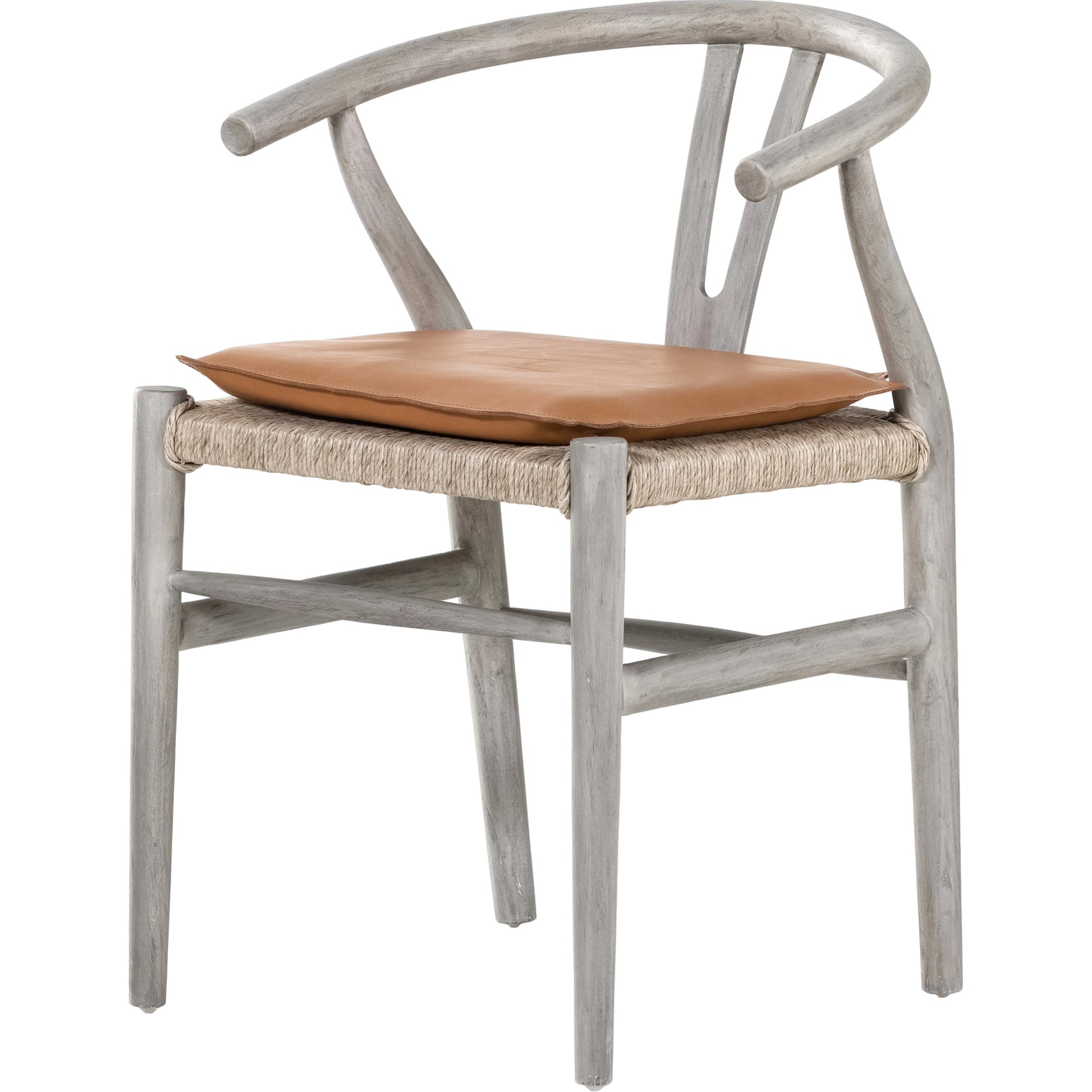 Muestra Dining Chair by Four Hands. Made from solid teak, 100% polyethylene in a coastal style.