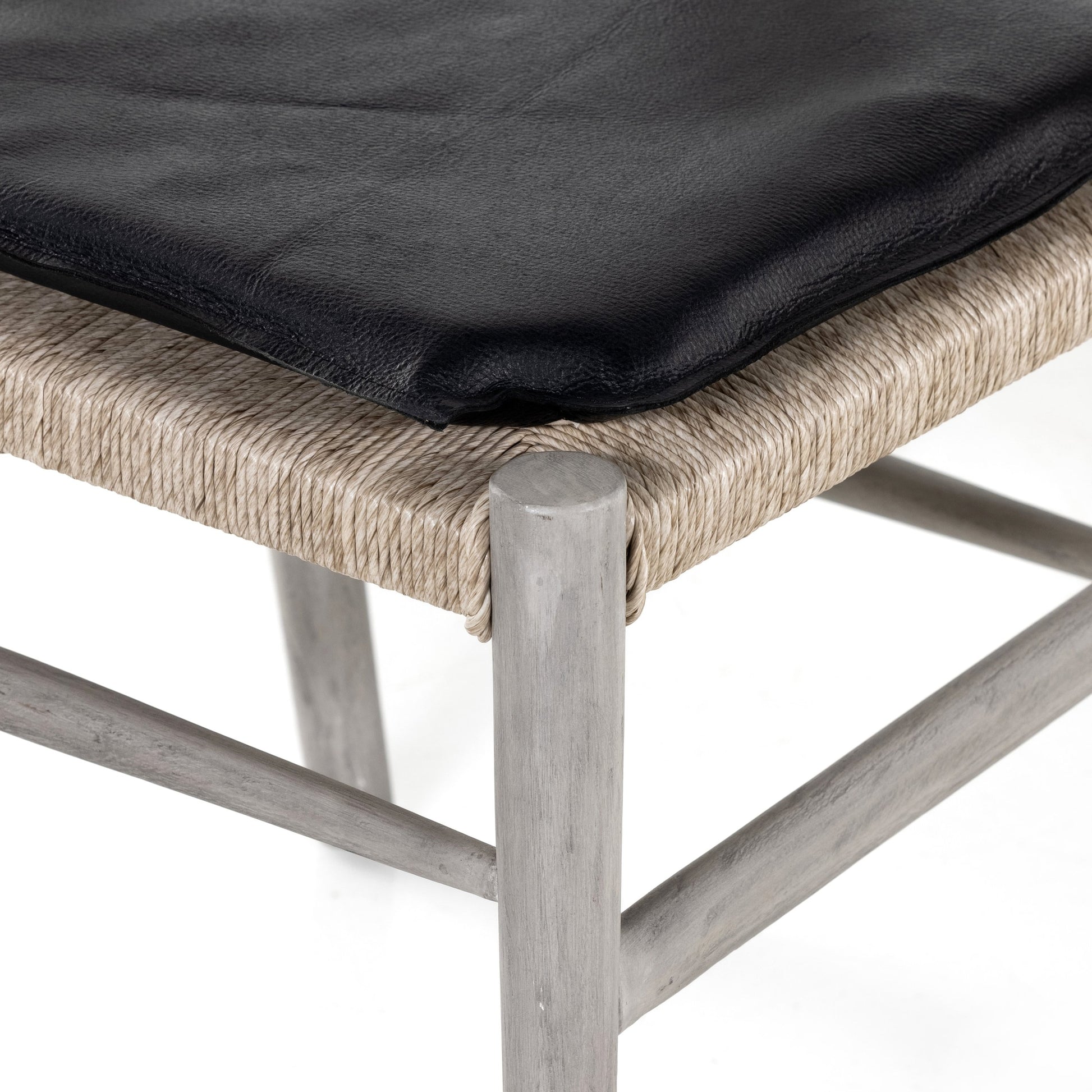 Muestra Dining Chair by Four Hands. Made from solid teak, 100% polyethylene in a coastal style.