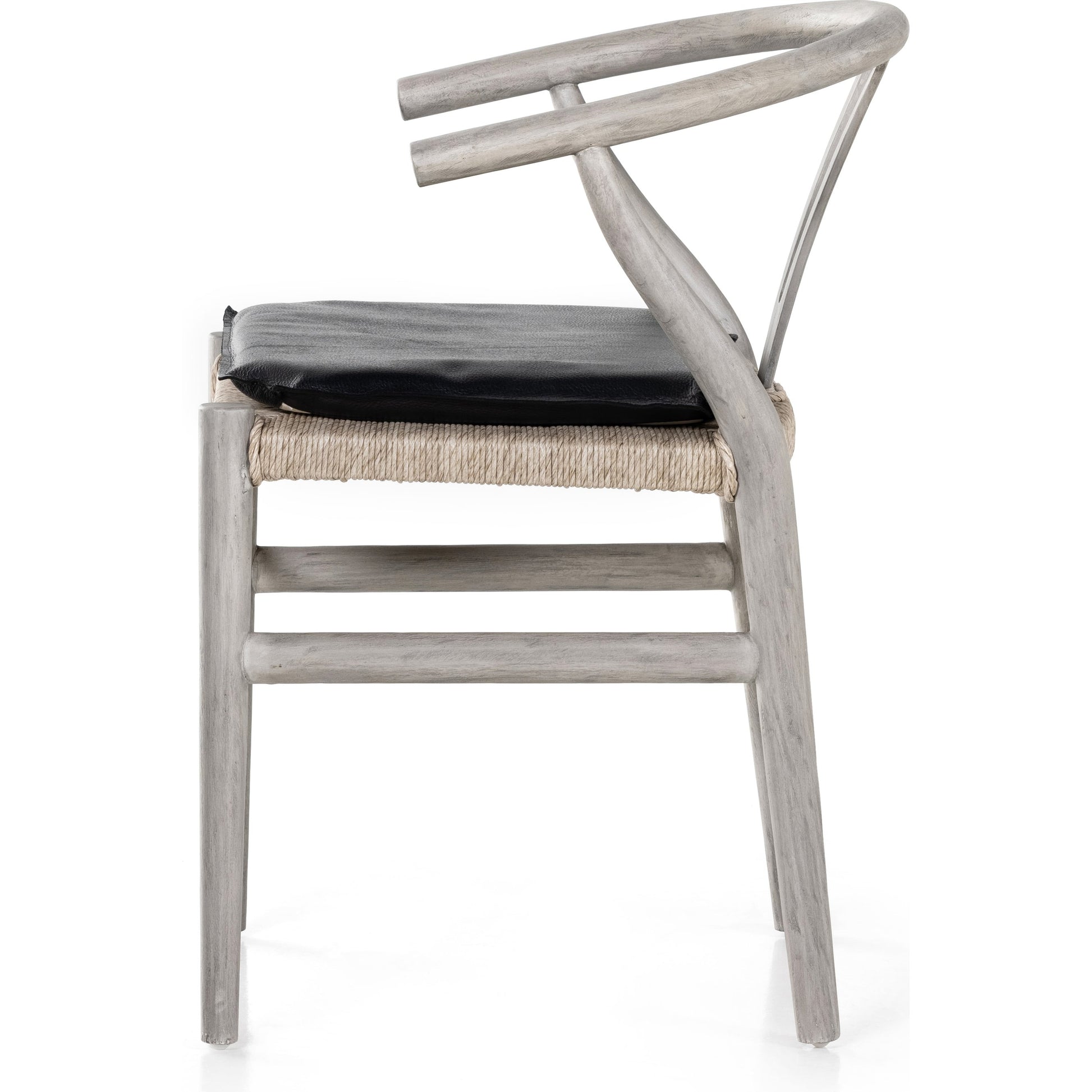 Muestra Dining Chair by Four Hands. Made from solid teak, 100% polyethylene in a coastal style.