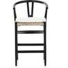 Whiskey Saddle, Black Teak, Vintage White